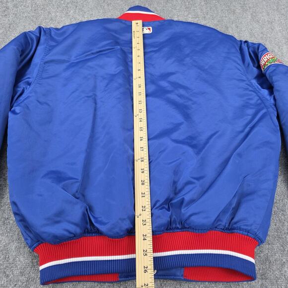 Vintage Chicago Cubs Jacket Mens Medium MLB Baseball Starter Wrigley Field 90s - Picture 5 of 16